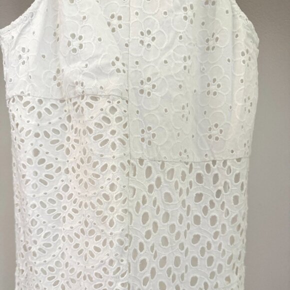 CLASSIC GIRLS ZARA WHITE EYELET ROMPER SIZE 10 LIGHT WEIGHT EUC NO STAINS LINED - Picture 7 of 14
